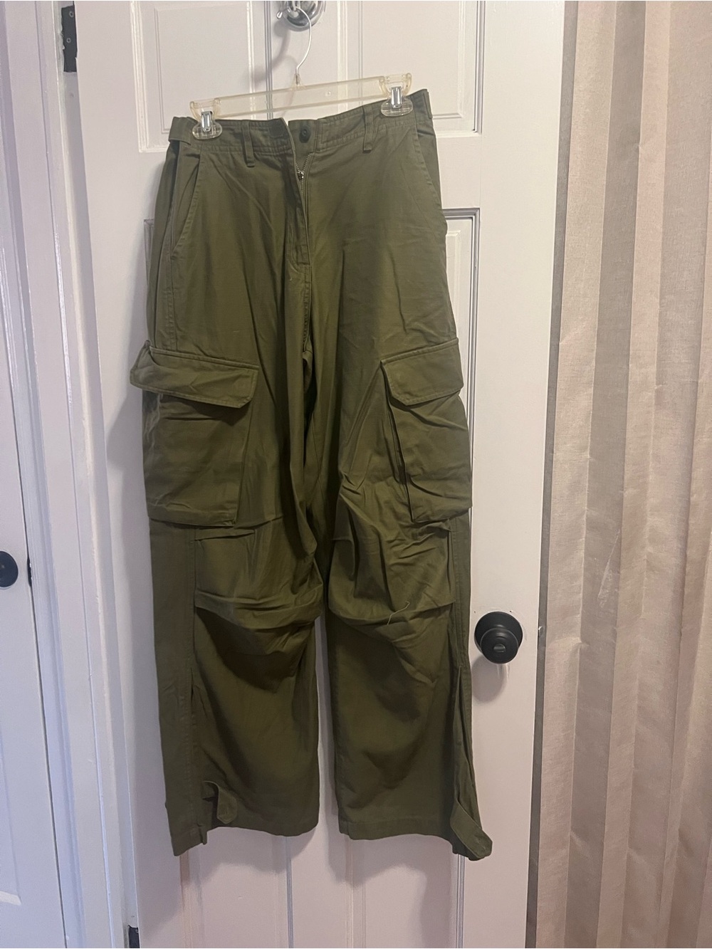 Kith Olive Green Wide-Leg Cargo Pants